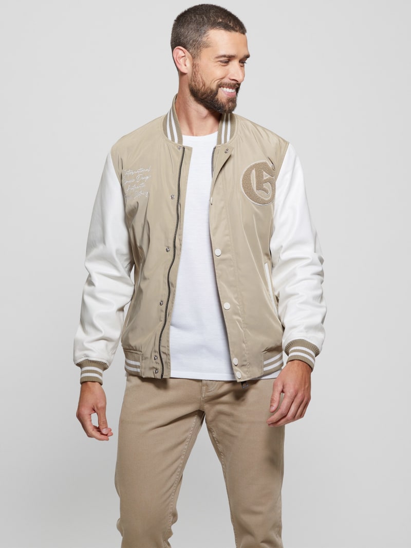 Color-Block Varsity Jacket