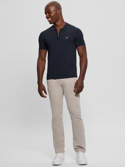 Dane Zip Polo
