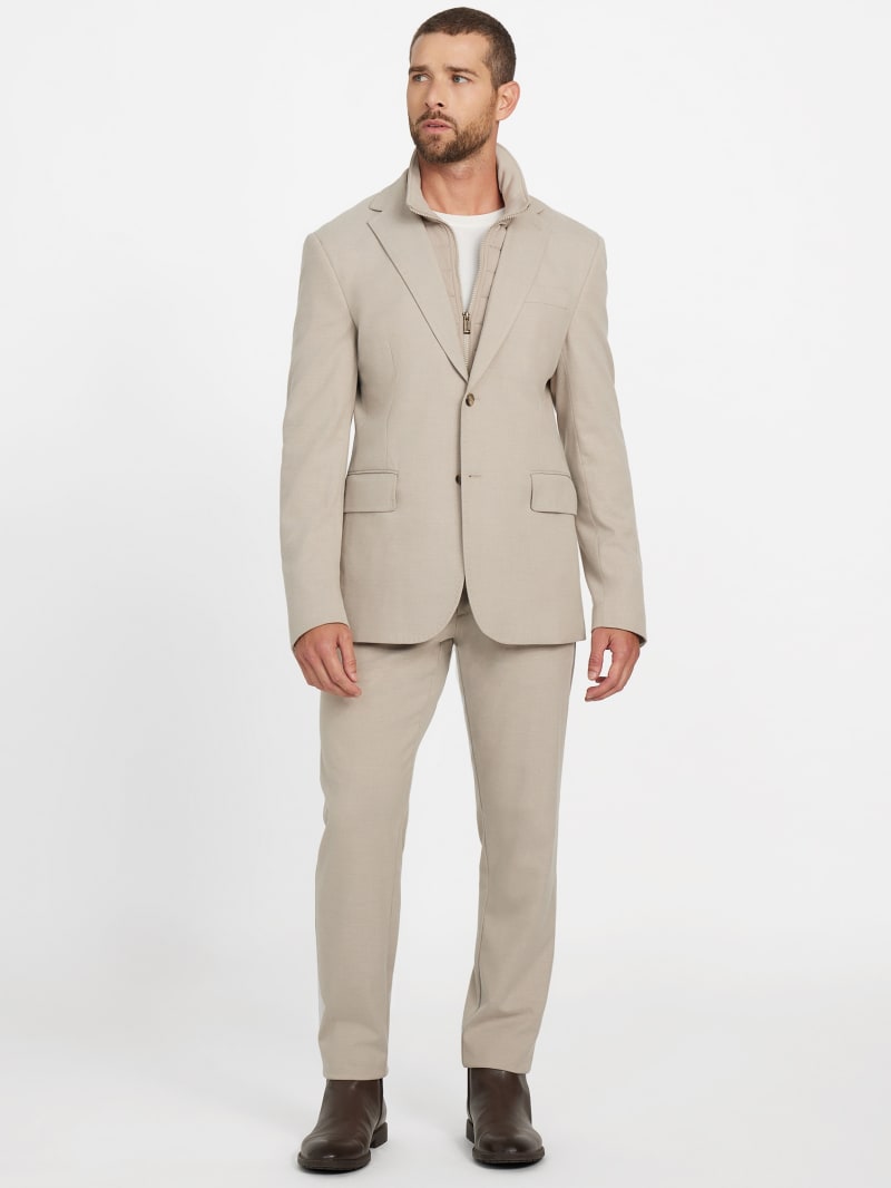 Myron Wool-Blend Dressy Pants