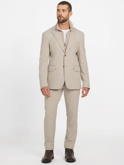 Myron Wool-Blend Dressy Pants