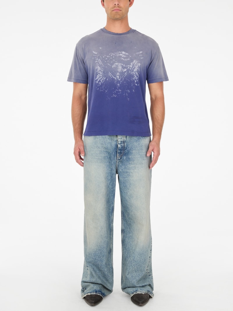 distressed eagle tee