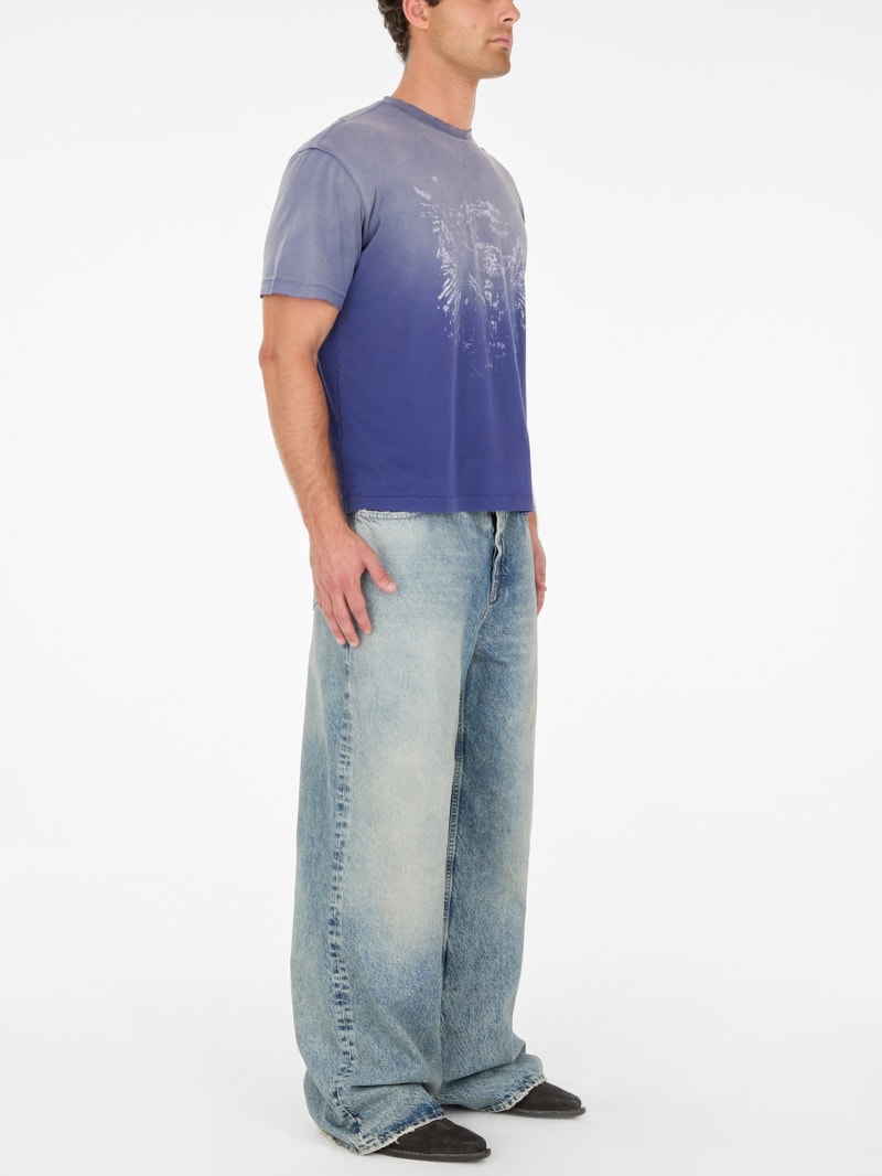 distressed eagle tee