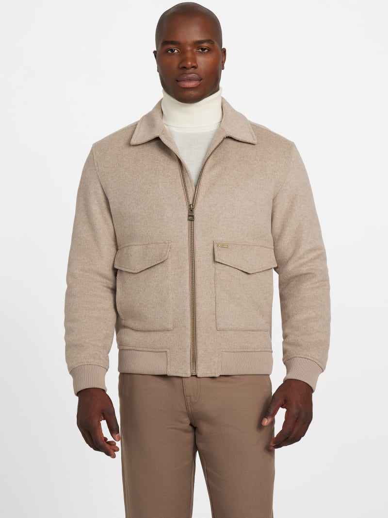 Eco Padded Wool-Blend Jacket