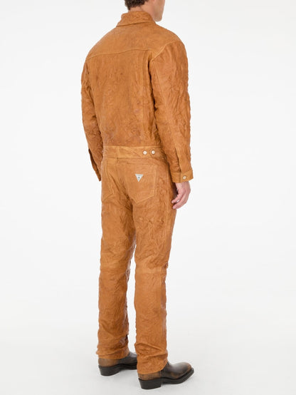 leather trucker jacket