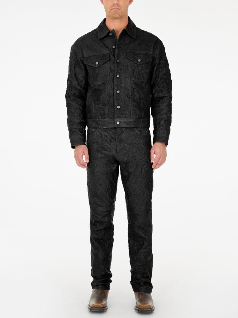 leather trucker jacket