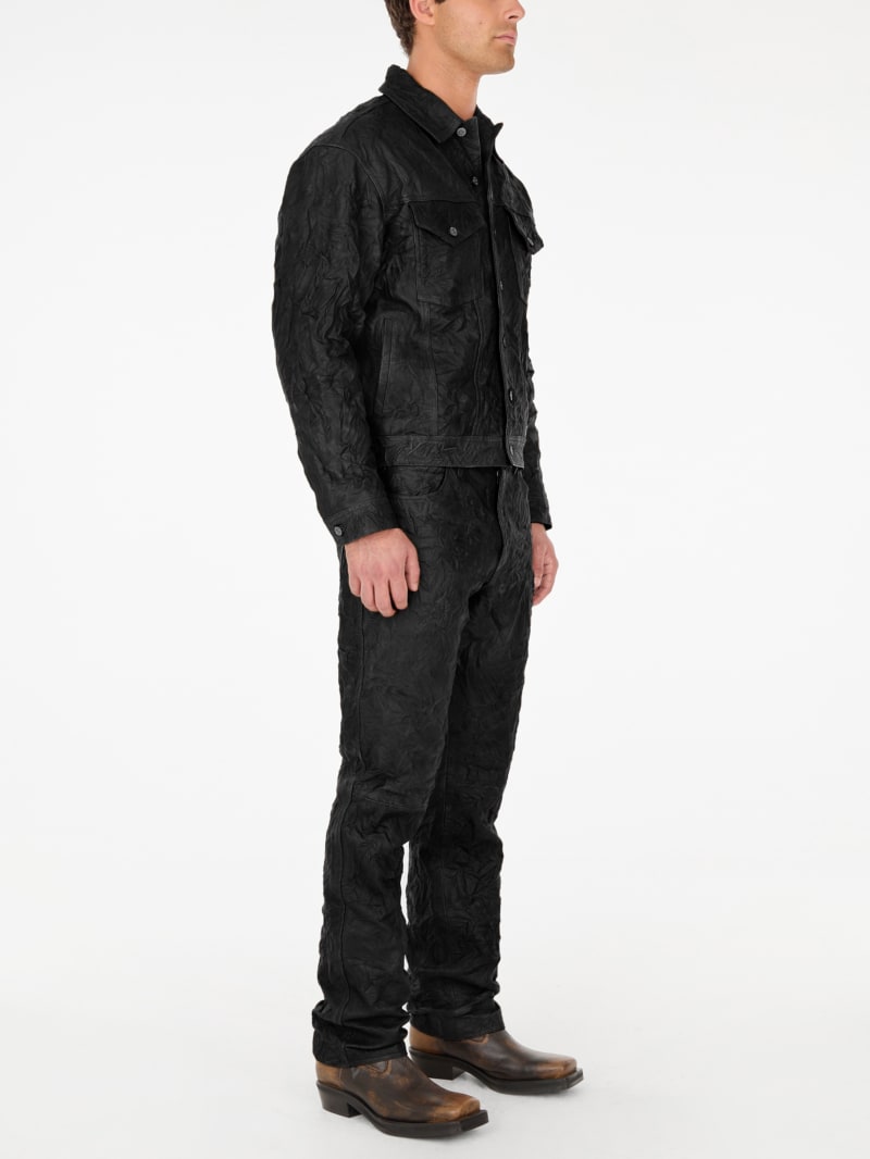 leather trucker jacket