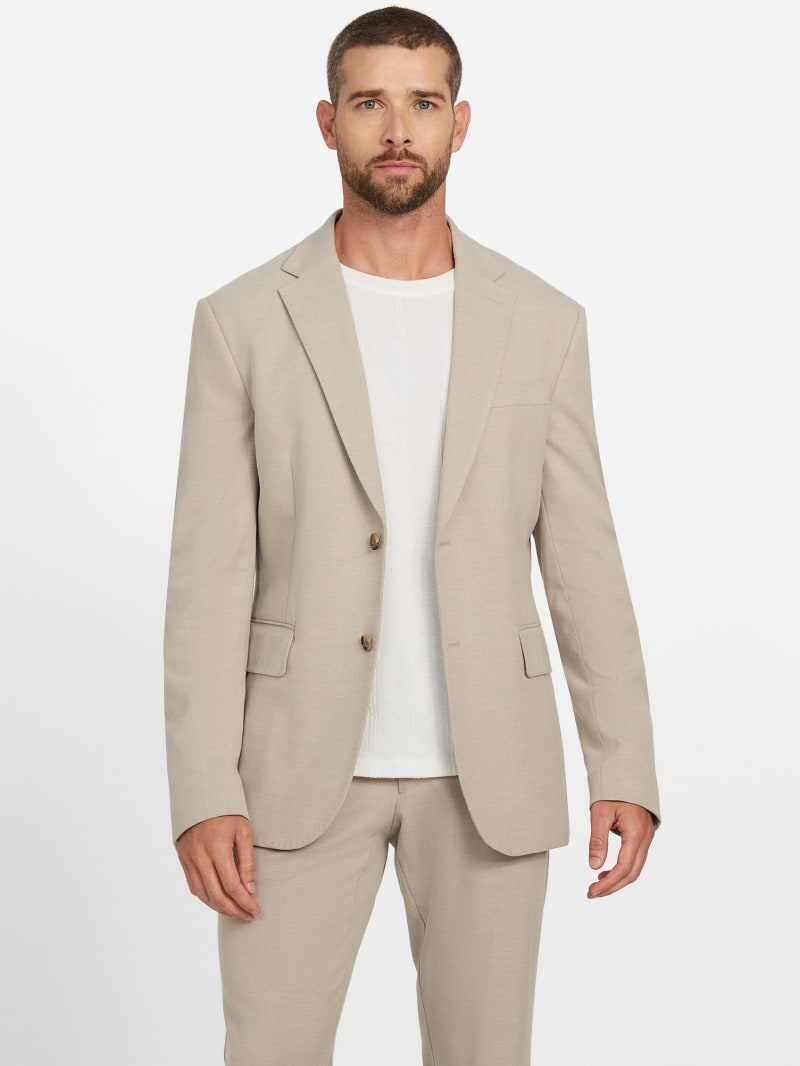 Utility Wool-Blend Blazer