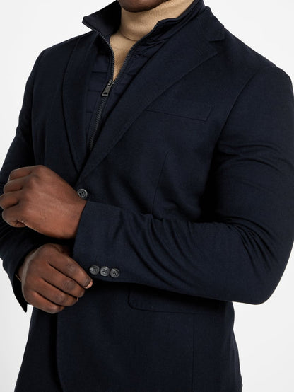 Utility Wool-Blend Blazer