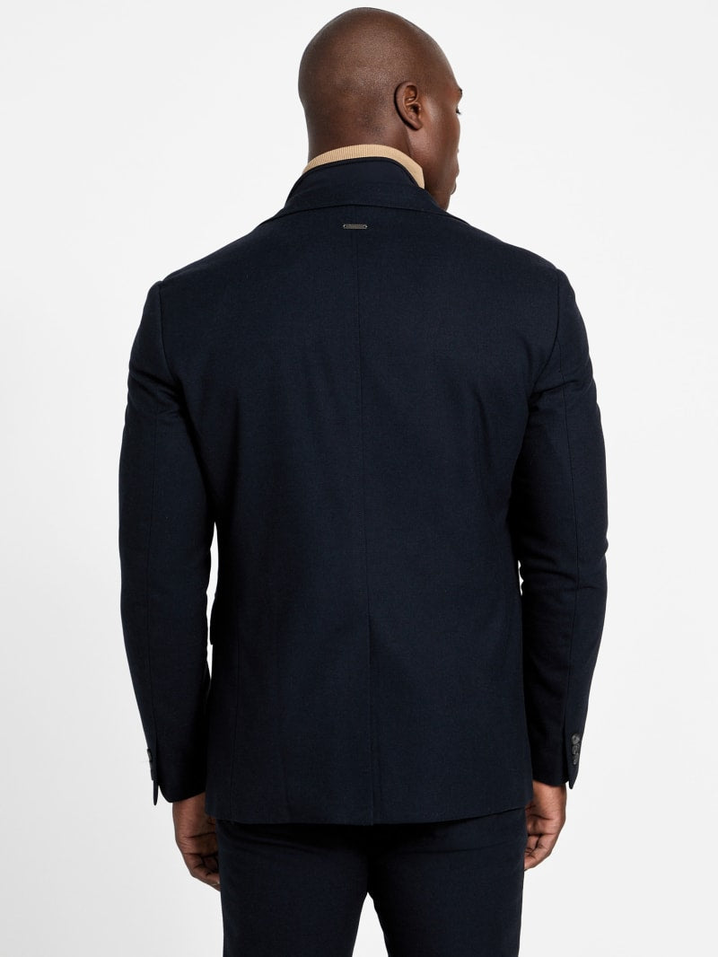 Utility Wool-Blend Blazer
