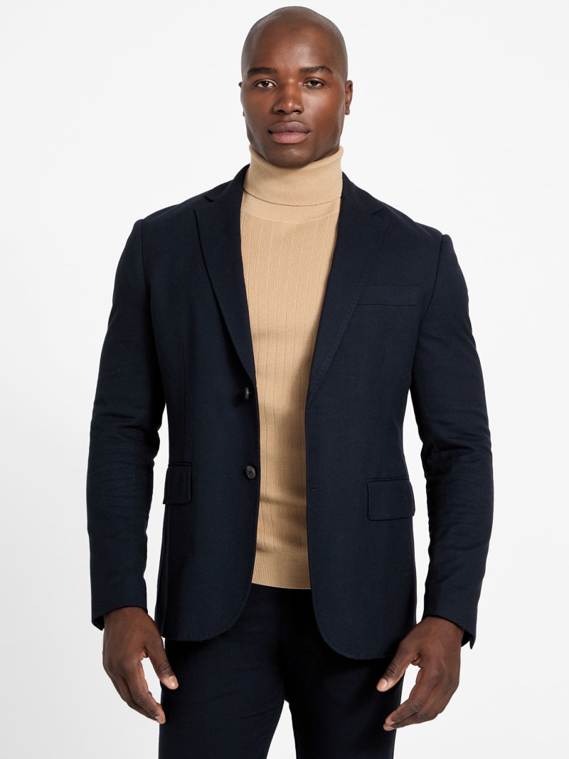 Utility Wool-Blend Blazer
