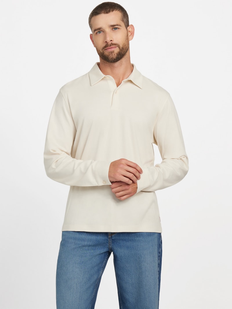 Barry Knit Long-Sleeve Polo