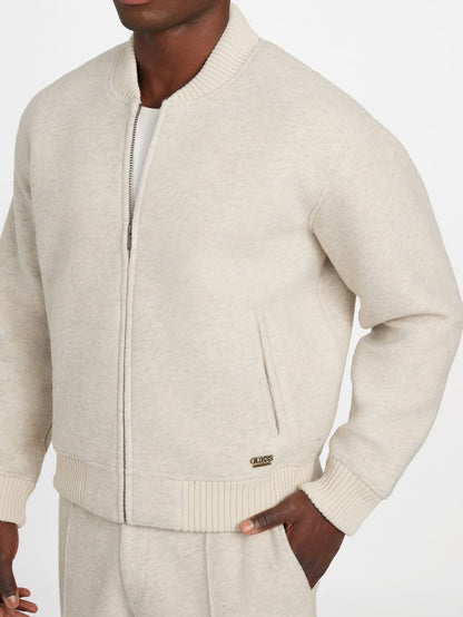 Flight Wool-Blend Scuba Jacket