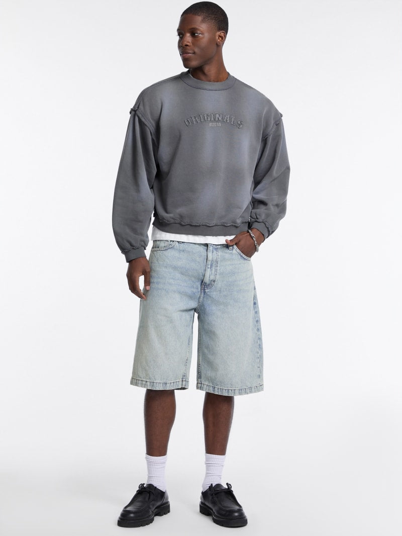 GUESS Originals Eco Boxy Applique Crewneck