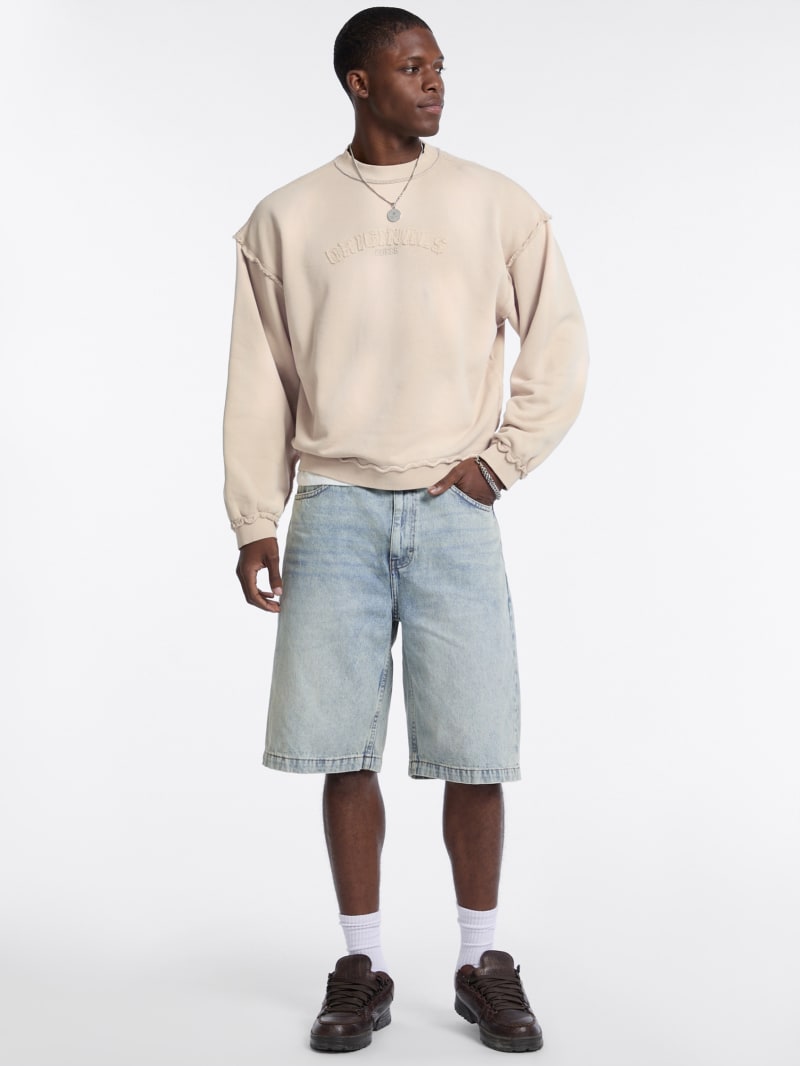 GUESS Originals Eco Boxy Applique Crewneck