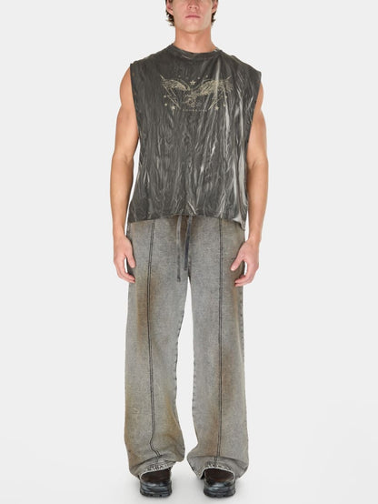 vintage washed jogger pant