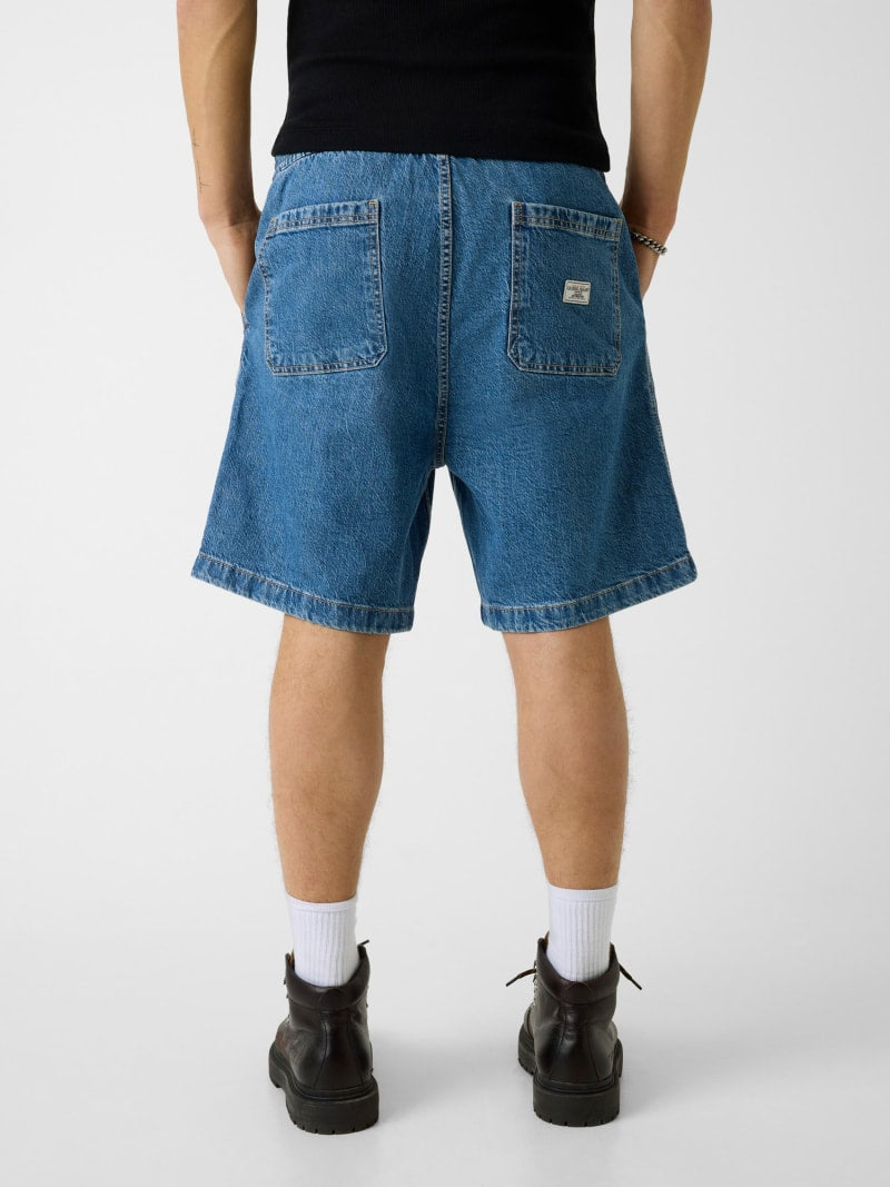 Denim Jogger Shorts