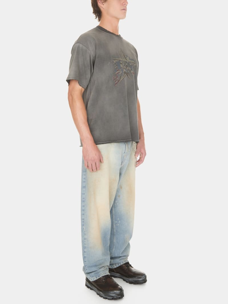 washed graphic tee