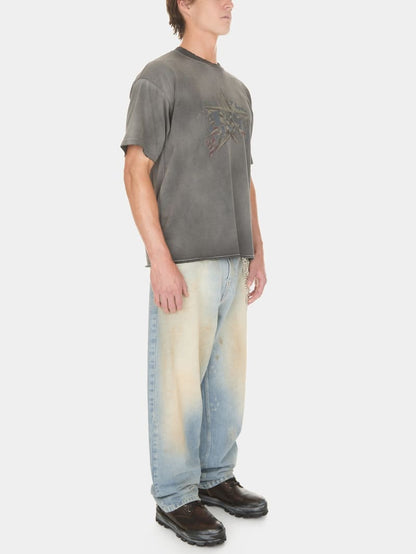 washed graphic tee