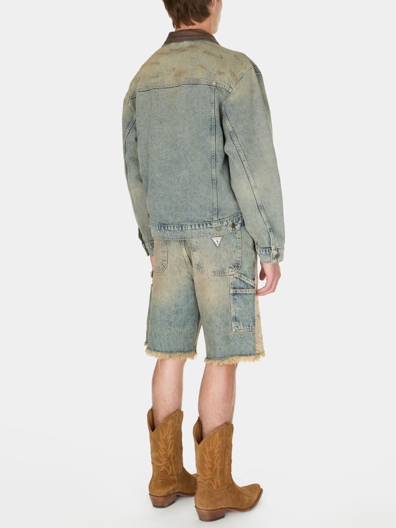 washed denim trucker jacket