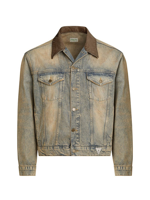 washed denim trucker jacket