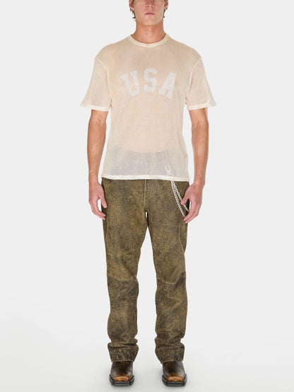 open mesh tee