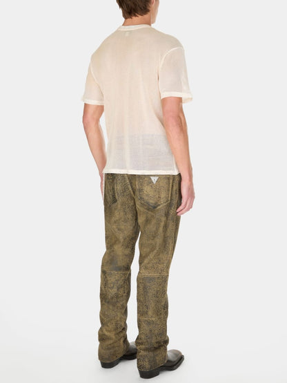 open mesh tee