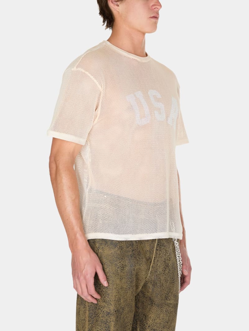 open mesh tee
