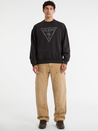 GUESS Originals Eco Vintage Triangle Crewneck