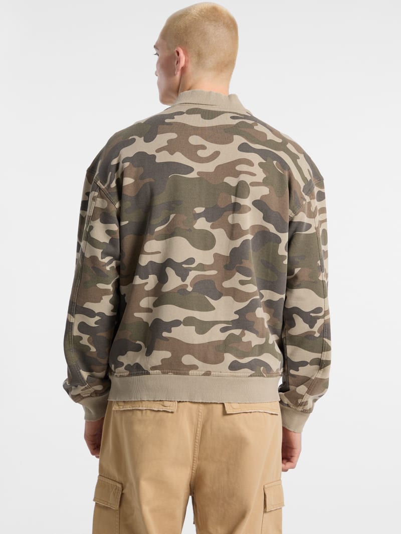 GUESS Originals Eco Sweatshirt Flight Jacket