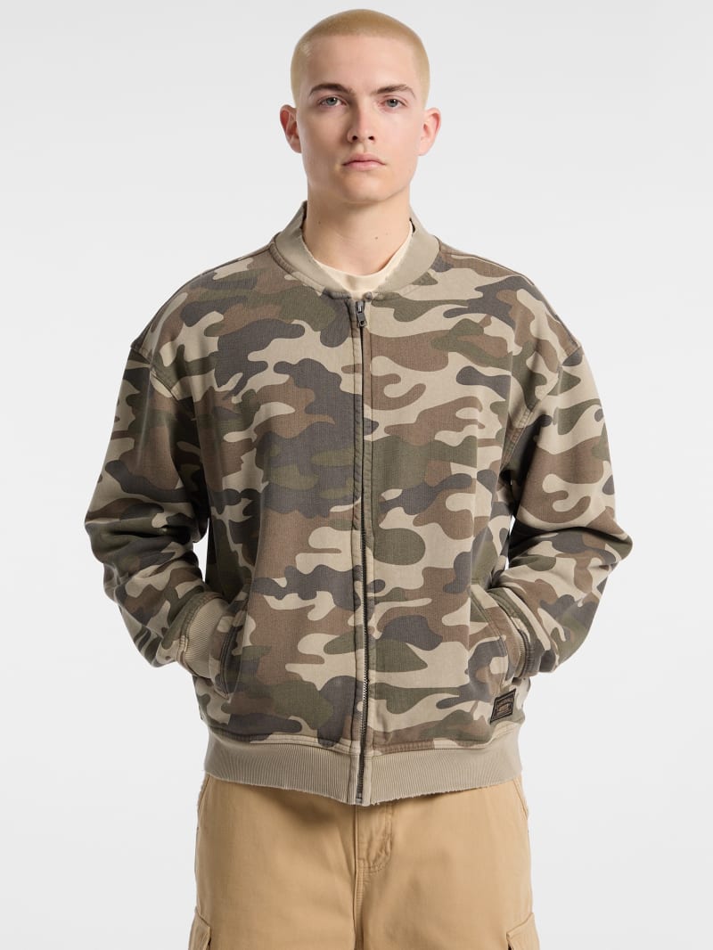 GUESS Originals Eco Sweatshirt Flight Jacket