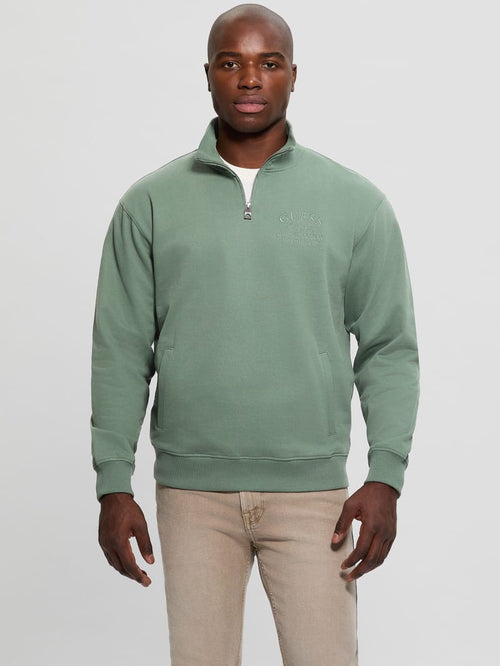 Eco Tyler Zip Mock Neck Sweater