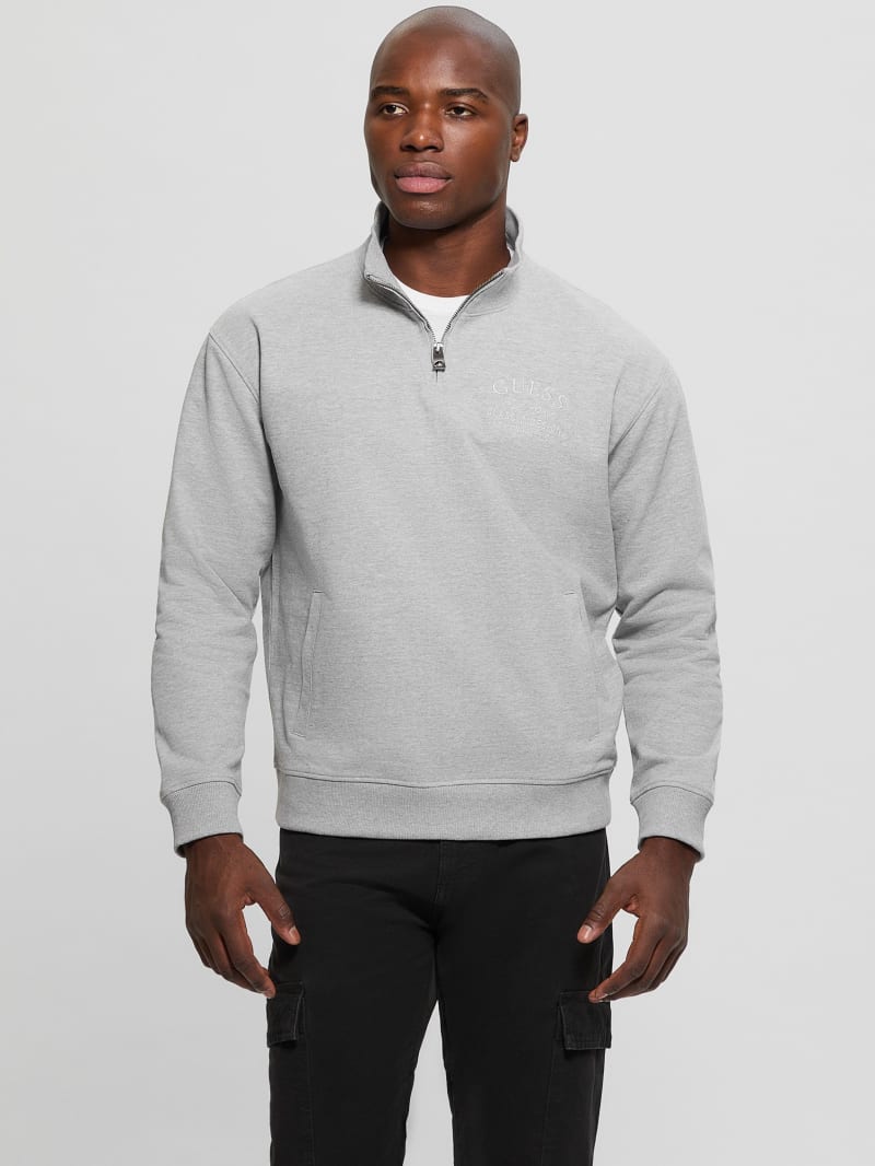 Eco Tyler Zip Mock Neck Sweater