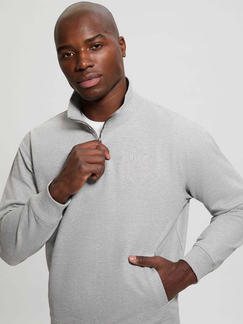 Eco Tyler Zip Mock Neck Sweater
