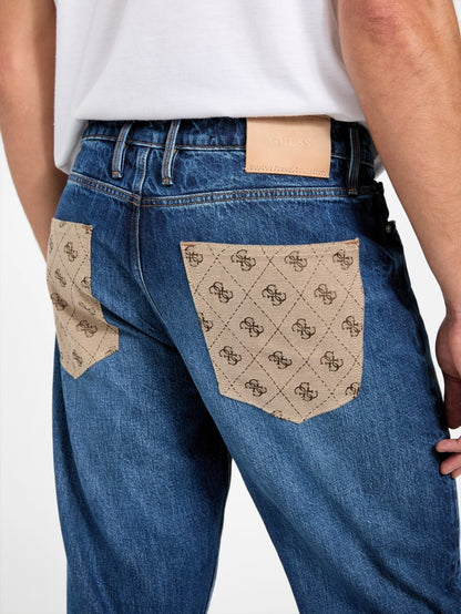 Angels Slim-Fit Straight Jeans