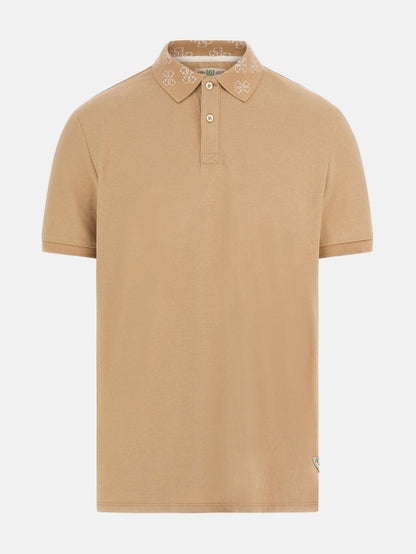 Eco Jacquard Logo Collar Polo