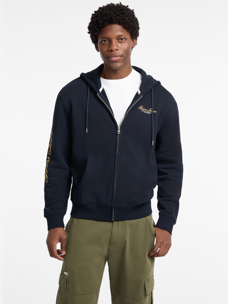 Script Zip Hoodie