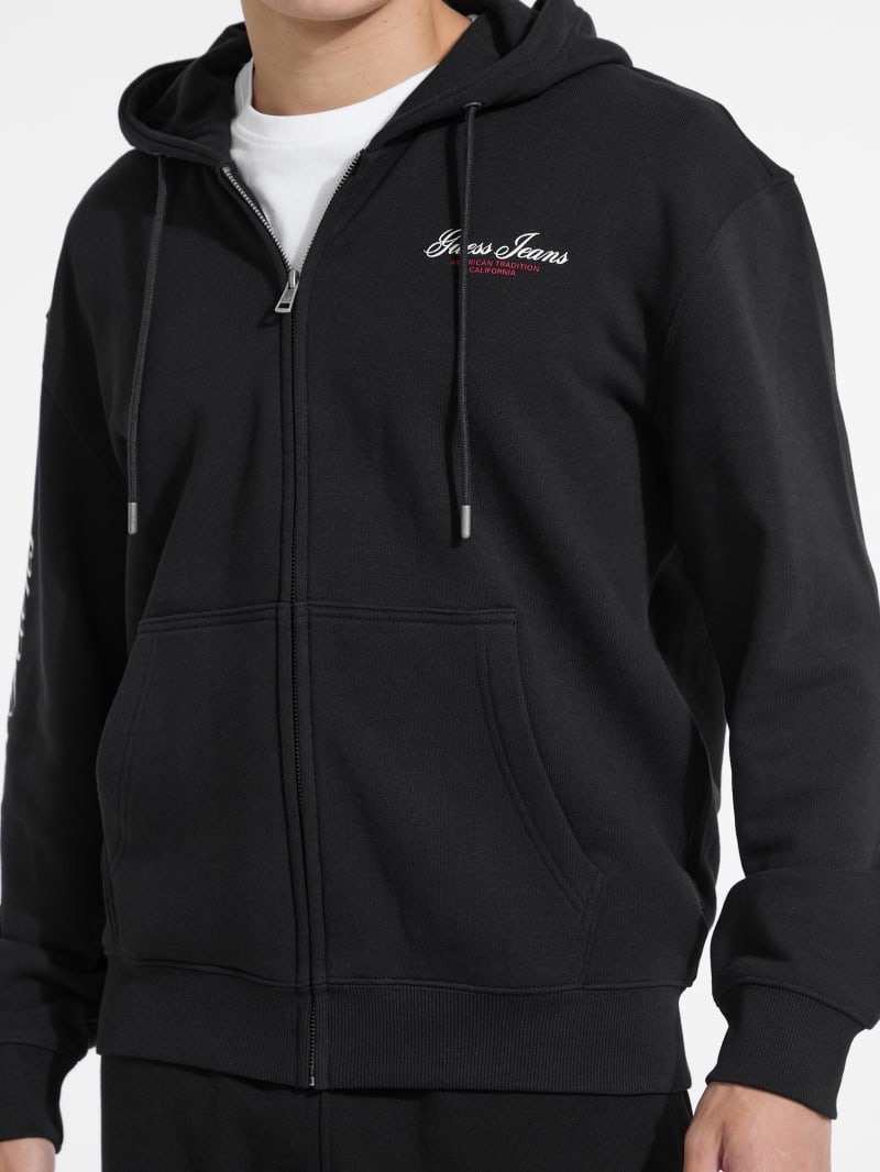 Script Zip Hoodie