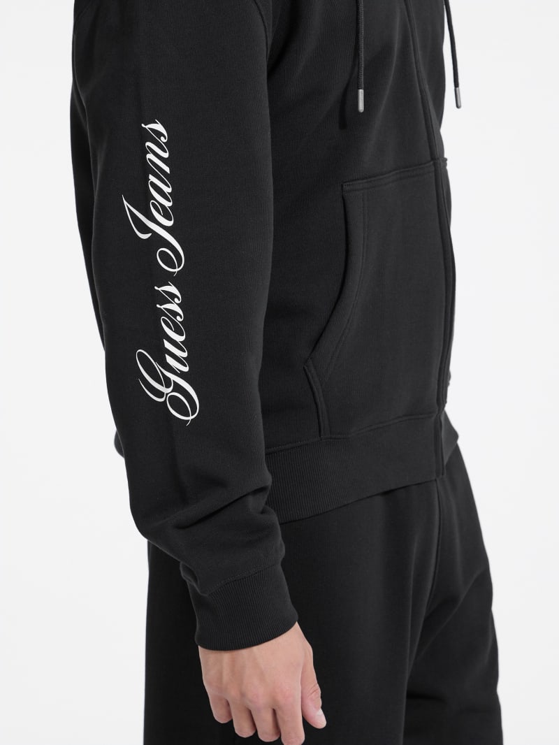Script Zip Hoodie