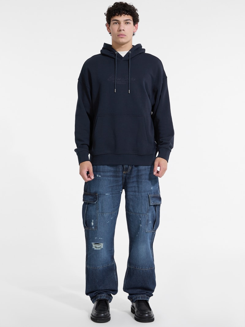 Embroidered Logo Hoodie