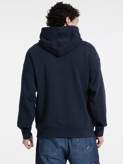 Embroidered Logo Hoodie