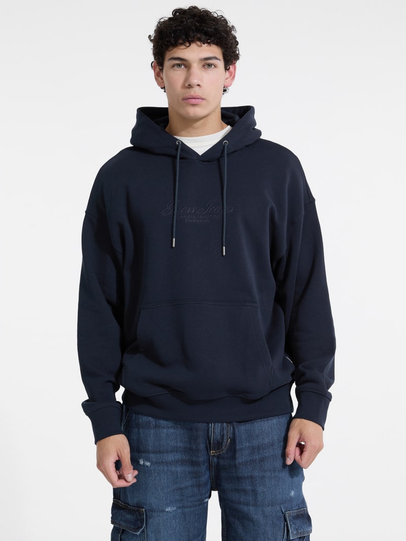 Embroidered Logo Hoodie