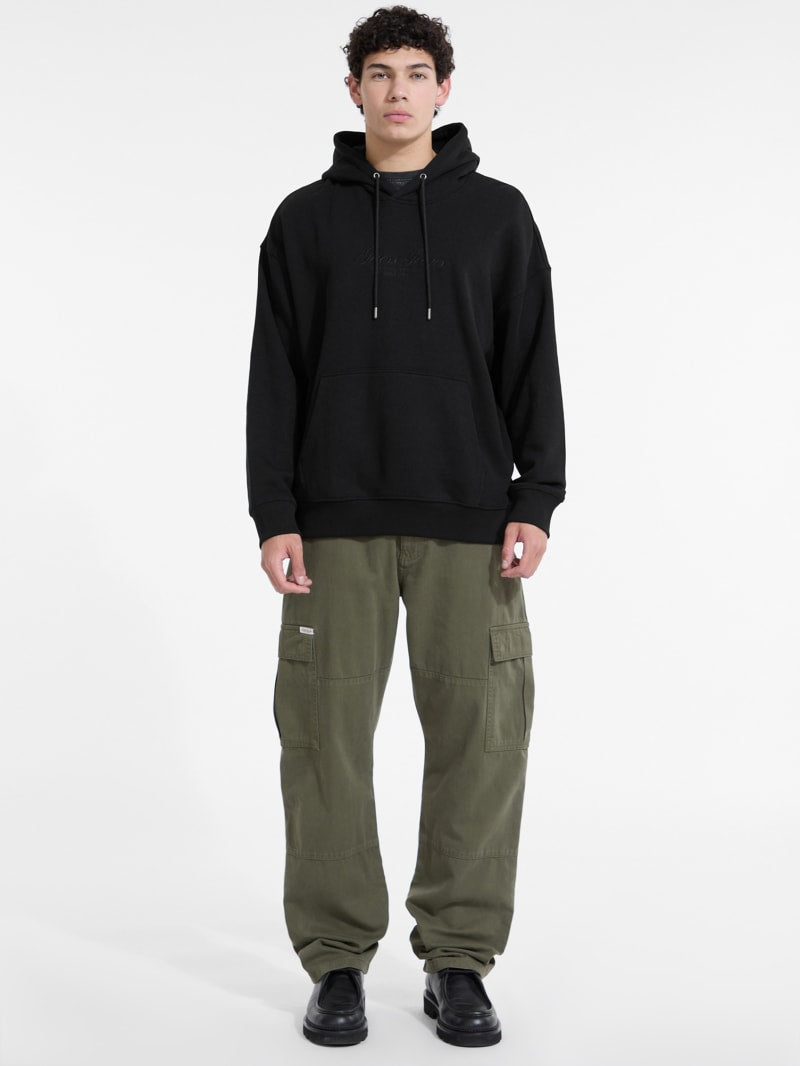 Embroidered Logo Hoodie