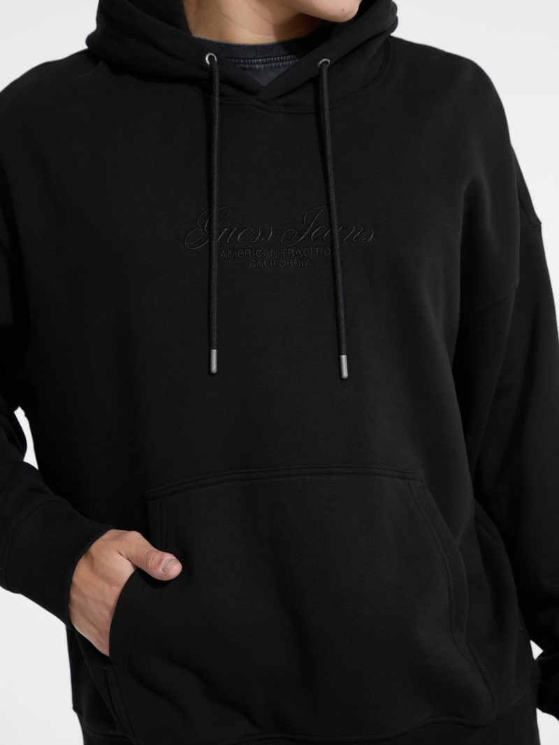 Embroidered Logo Hoodie