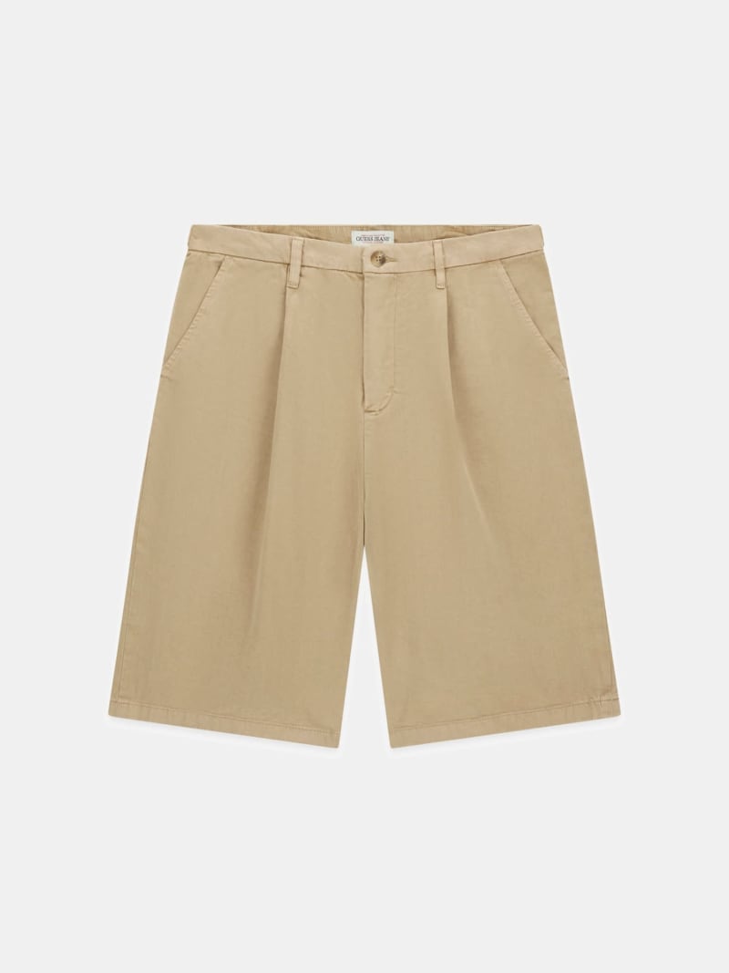 Baggy pleated shorts