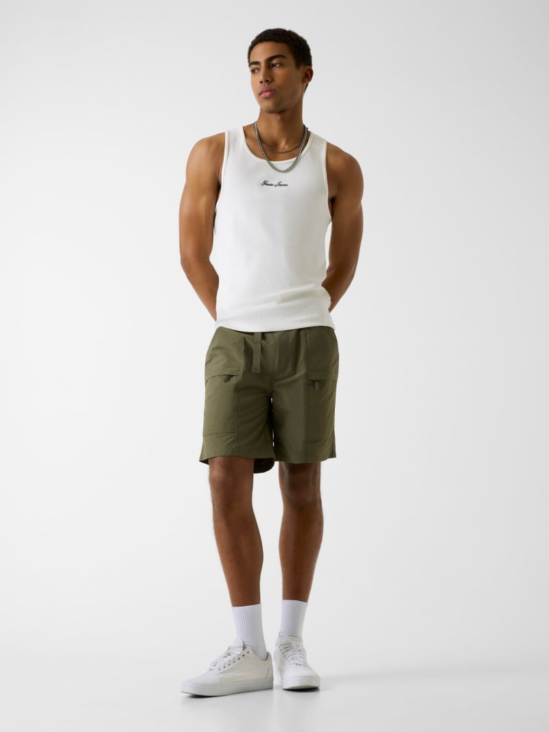 Belted shorts