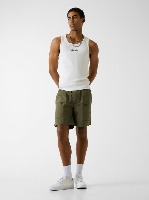 Belted shorts