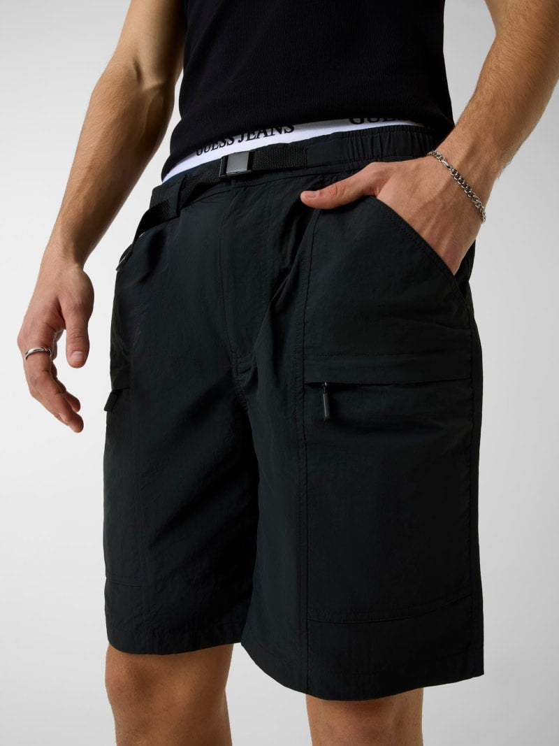 Belted shorts