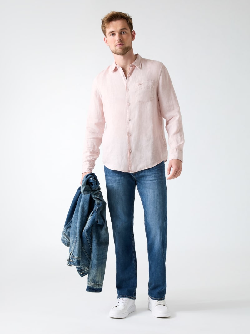 Linen striped shirt
