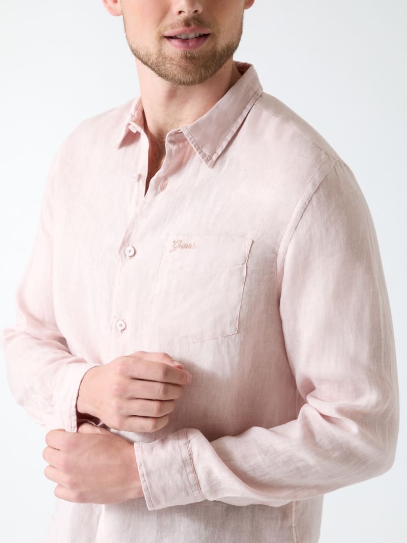 Linen striped shirt