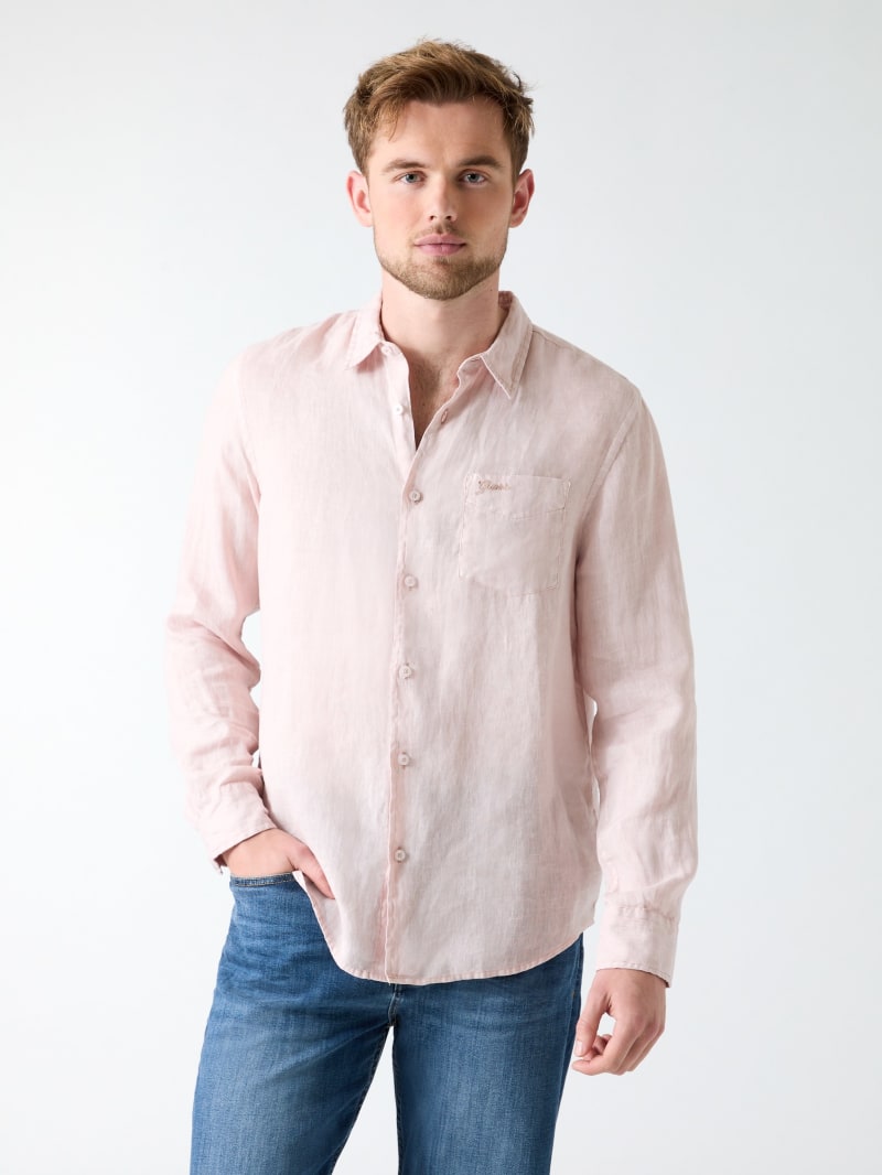 Linen striped shirt
